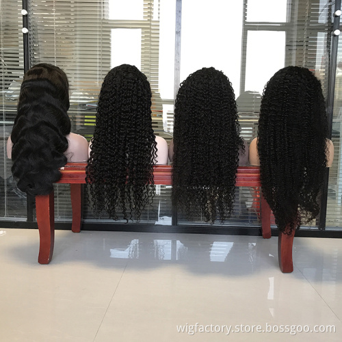 Customized preplucked 26 inch human hair wig, 13*4 100% human hair closure wig, straight mink wigs human hair